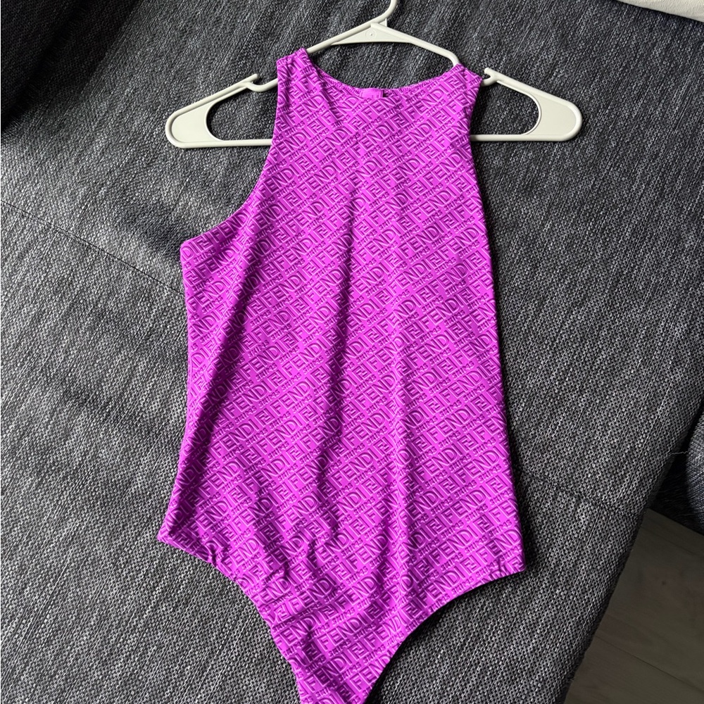 Skims Fendi Purple Bodysuit